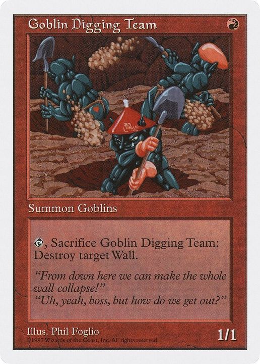 Goblin Digging Team in the group Magic the Gathering / Types / Creatures / Goblin at Proxyprinters.com (52046)