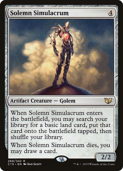 Solemn Simulacrum in the group Magic the Gathering / Types / Colors / Colorless at Proxyprinters.com (5205)