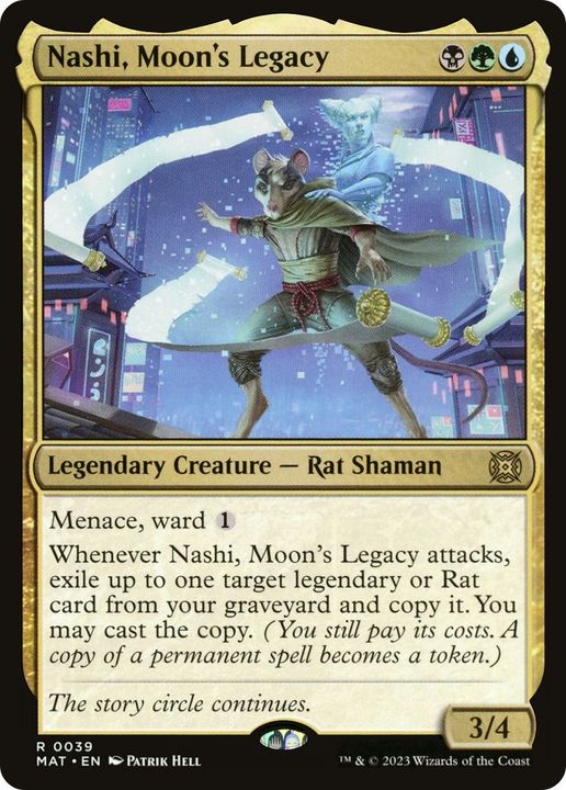 Nashi, Moon's Legacy in the group Magic the Gathering / Types / Colors / Multicolors / B, G, U at Proxyprinters.com (52060)