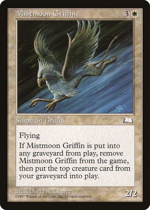 Mistmoon Griffin in the group Magic the Gathering / Types / Colors / White at Proxyprinters.com (52069)