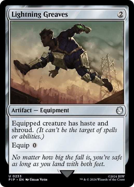 Lightning Greaves in the group Magic the Gathering / Types / Artifacts / Artifact at Proxyprinters.com (52070)