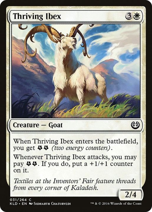 Thriving Ibex in the group Magic the Gathering / Types / Colors / White at Proxyprinters.com (52099)