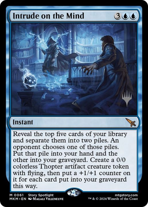 Intrude on the Mind in the group Magic the Gathering / Types / Colors / Blue at Proxyprinters.com (521)