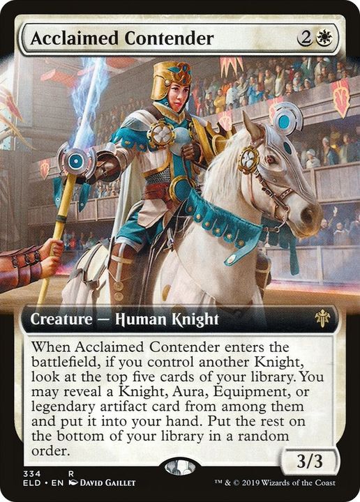 Acclaimed Contender in the group Magic the Gathering / Types / Creatures / Human at Proxyprinters.com (5210)