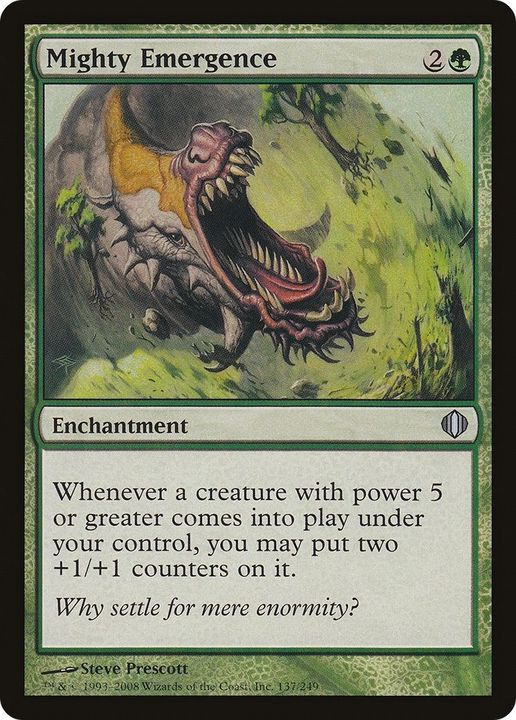 Mighty Emergence in the group Magic the Gathering / Types / Enchantment / Enchantment at Proxyprinters.com (52110)