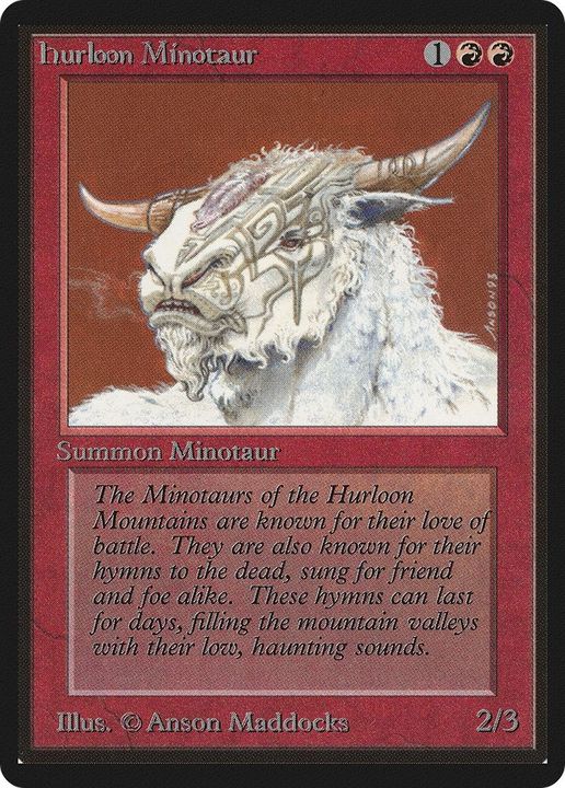 Hurloon Minotaur in the group Magic the Gathering / Types / Colors / Red at Proxyprinters.com (52126)