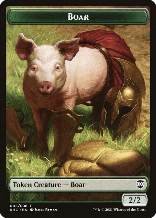 Boar in the group Magic the Gathering / Types / Colors / Green at Proxyprinters.com (52129)