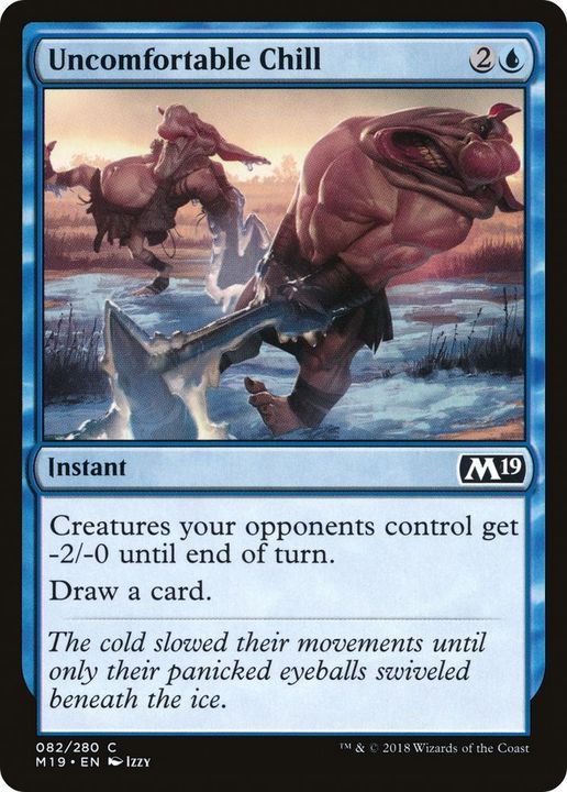 Uncomfortable Chill in the group Magic the Gathering / Types / Colors / Blue at Proxyprinters.com (52158)