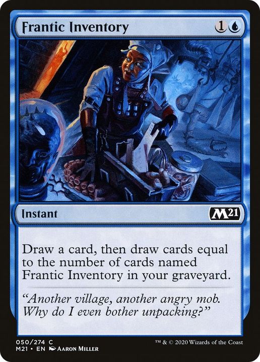 Frantic Inventory in the group Magic the Gathering / Sets / Core Set 2021 at Proxyprinters.com (52159)