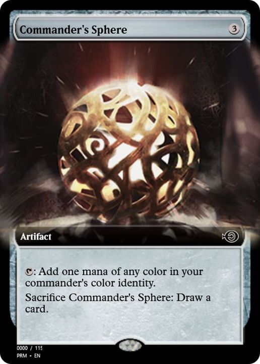 Commander's Sphere in the group Magic the Gathering / Types / Artifacts / Artifact at Proxyprinters.com (52199)