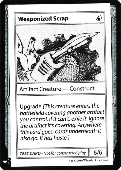 Weaponized Scrap in the group Magic the Gathering / Types / Colors / Colorless at Proxyprinters.com (522)