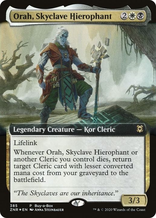 Orah, Skyclave Hierophant in the group Magic the Gathering / Types / Colors / Multicolors / B, W at Proxyprinters.com (5220)