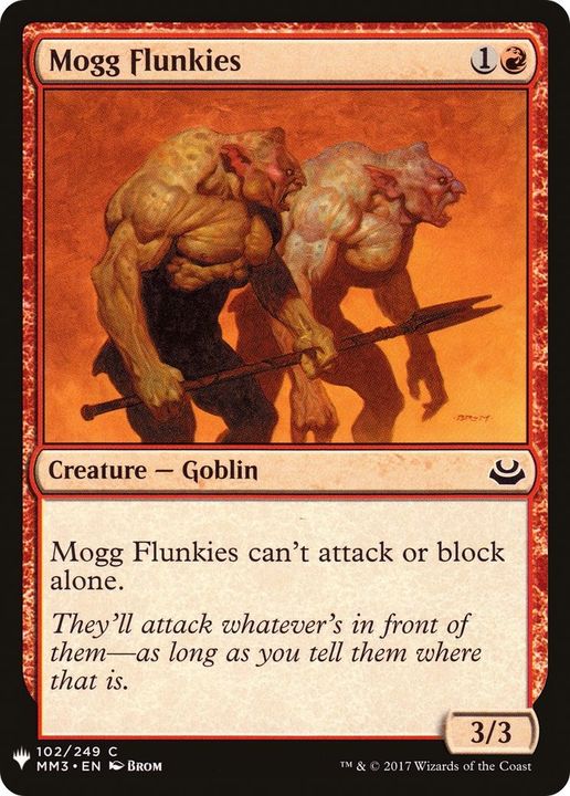 Mogg Flunkies in the group Magic the Gathering / Types / Creatures / Goblin at Proxyprinters.com (52205)