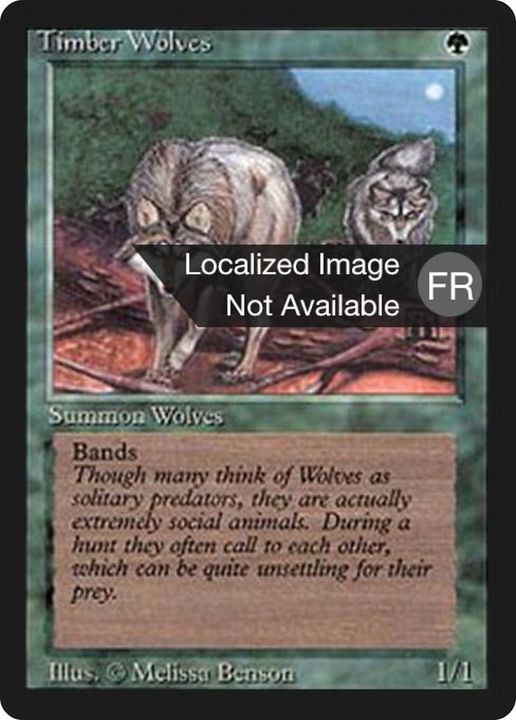 Timber Wolves in the group Magic the Gathering / Types / Colors / Green at Proxyprinters.com (52225)