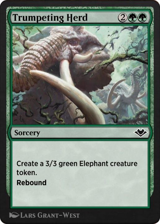 Trumpeting Herd in the group Magic the Gathering / Types / Colors / Green at Proxyprinters.com (52227)