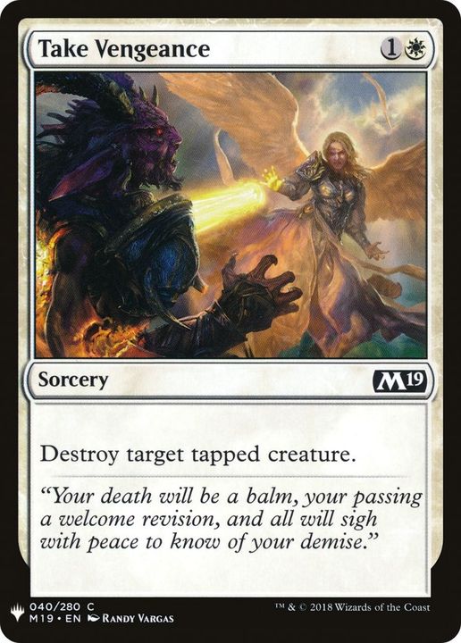 Take Vengeance in the group Magic the Gathering / Types / Colors / White at Proxyprinters.com (5224)