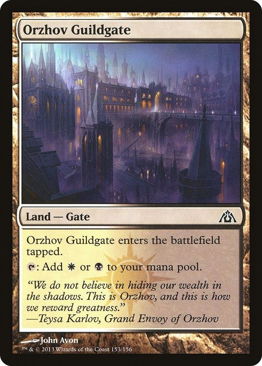 Orzhov Guildgate in the group Magic the Gathering / Types / Colors / Colorless at Proxyprinters.com (52241)