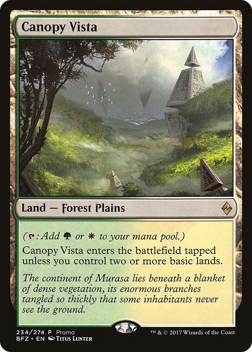 Canopy Vista in the group Magic the Gathering / Sets / Battle for Baldur's Gate Art Series at Proxyprinters.com (52254)