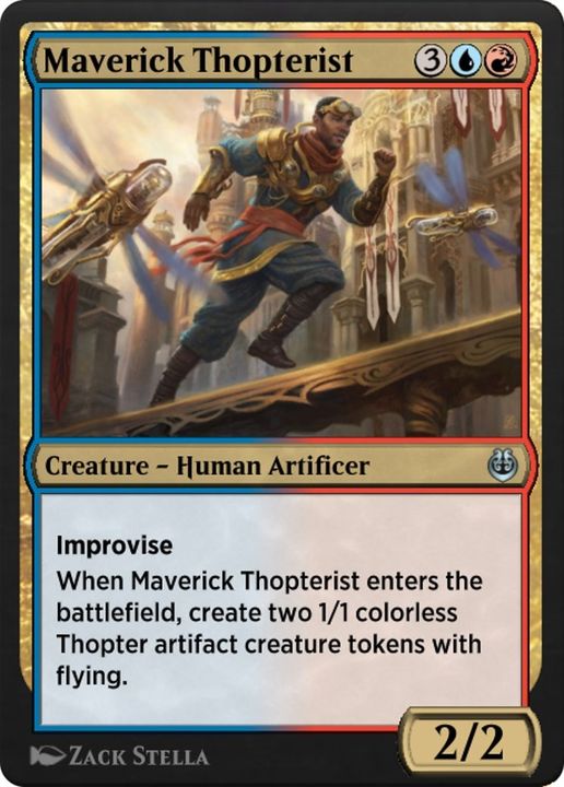 Maverick Thopterist in the group Magic the Gathering / Sets / Kaladesh Remastered at Proxyprinters.com (52272)