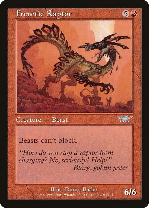 Frenetic Raptor in the group Magic the Gathering / Sets / Legions at Proxyprinters.com (52293)