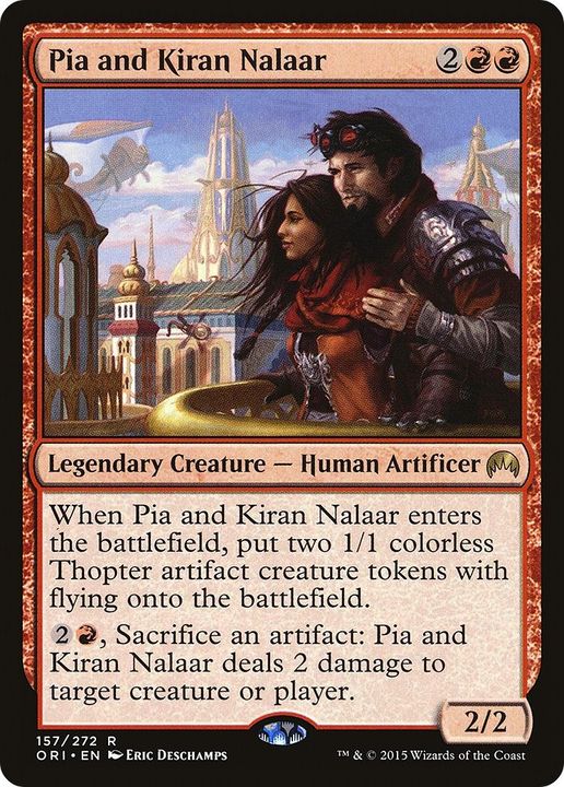 Pia and Kiran Nalaar in the group Magic the Gathering / Types / Creatures / Human at Proxyprinters.com (5230)