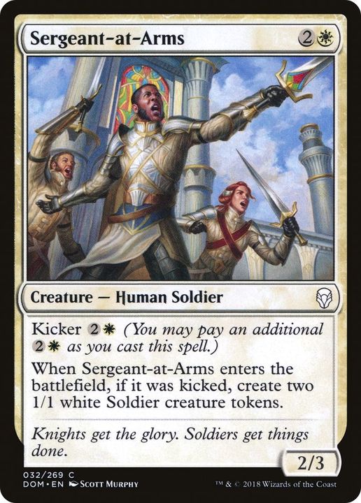 Sergeant-at-Arms in the group Magic the Gathering / Types / Creatures / Human at Proxyprinters.com (52304)