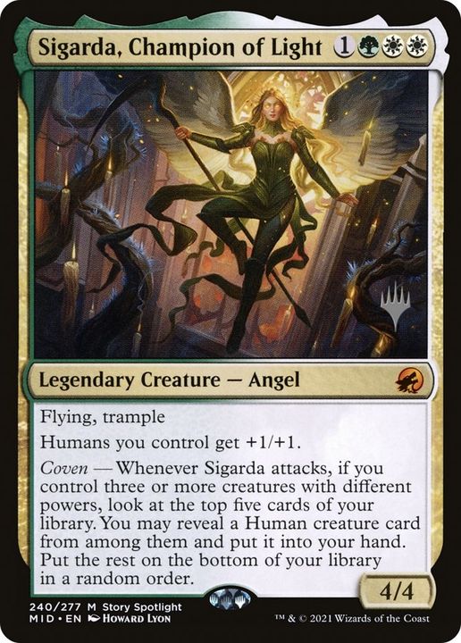 Sigarda, Champion of Light in the group Magic the Gathering / Types / Colors / Multicolors / G, W at Proxyprinters.com (52326)