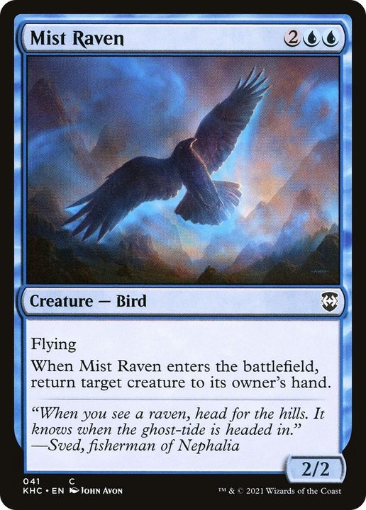 Mist Raven in the group Magic the Gathering / Sets / Kaldheim Commander at Proxyprinters.com (52330)