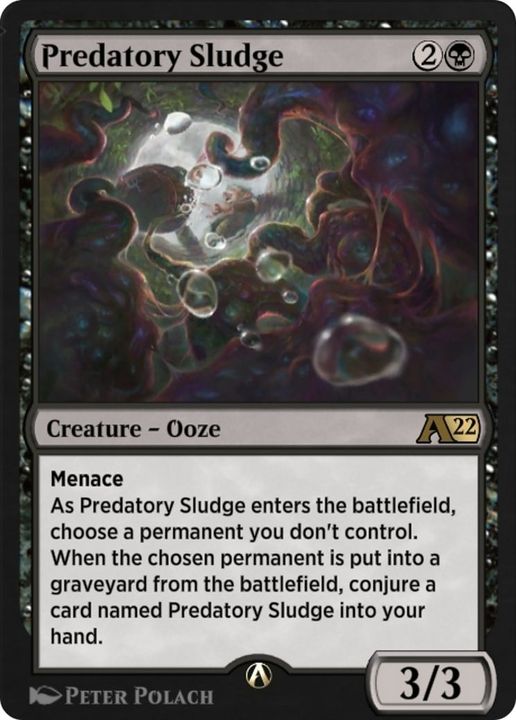 Predatory Sludge in the group Magic the Gathering / Types / Colors / Black at Proxyprinters.com (52339)