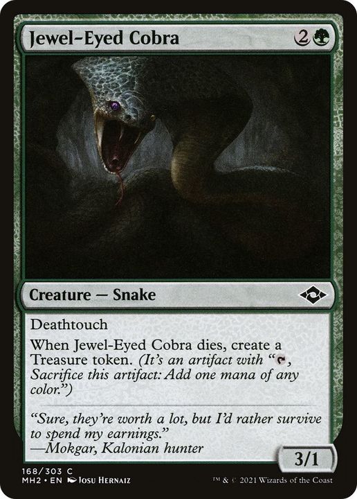 Jewel-Eyed Cobra in the group Magic the Gathering / Sets / Modern Horizons 2 Minigames at Proxyprinters.com (52341)