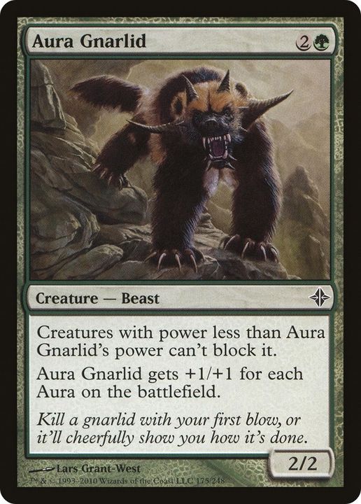 Aura Gnarlid in the group Magic the Gathering / Types / Colors / Green at Proxyprinters.com (52342)