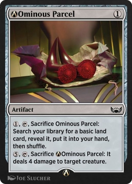 A-Ominous Parcel in the group Magic the Gathering / Types / Artifacts / Artifact at Proxyprinters.com (5235)