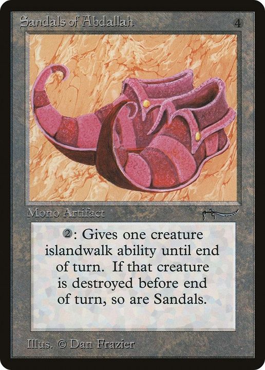 Sandals of Abdallah in the group Magic the Gathering / Sets / Arabian Nights at Proxyprinters.com (52358)