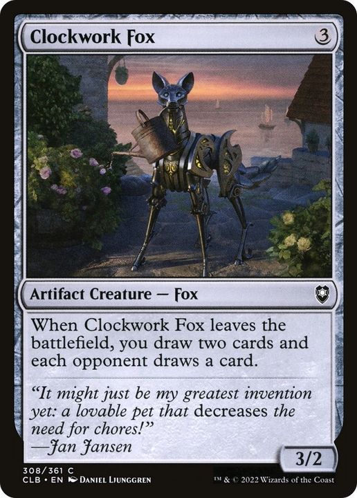 Clockwork Fox in the group Singles at Proxyprinters.com (52409)