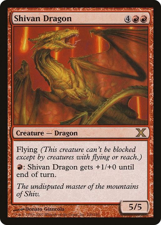 Shivan Dragon in the group Magic the Gathering / Types / Colors / Red at Proxyprinters.com (5241)