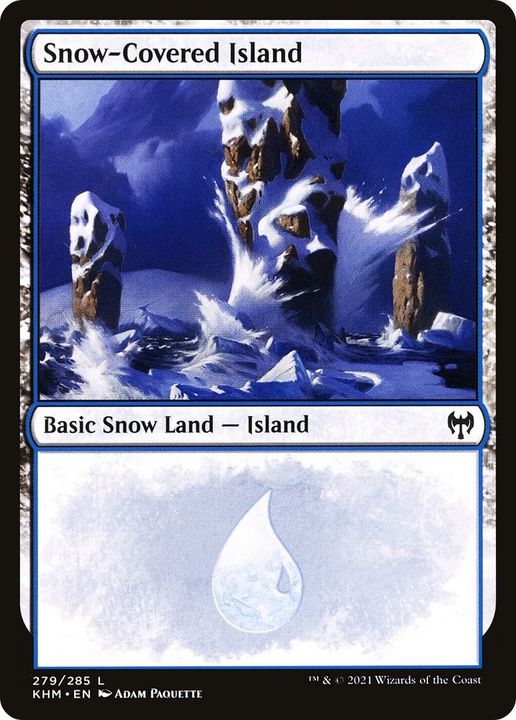 Snow-Covered Island in the group Magic the Gathering / Sets / Kaldheim at Proxyprinters.com (5246)