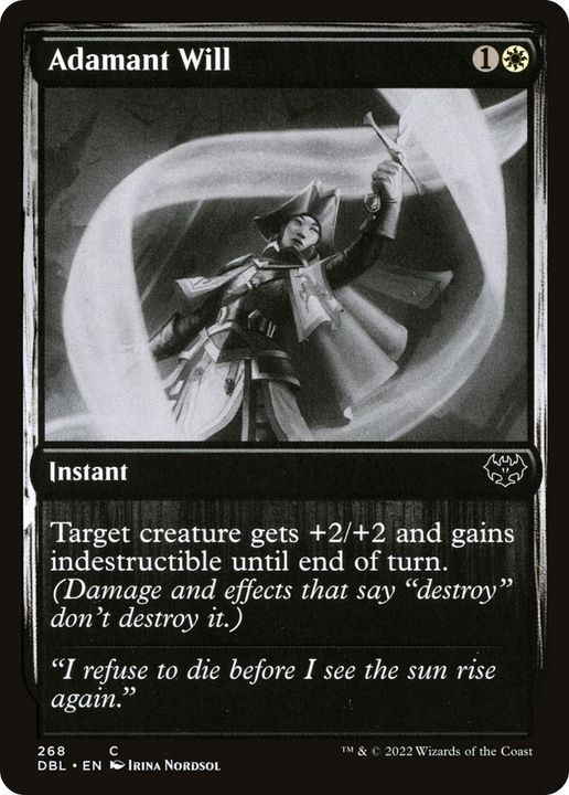 Adamant Will in the group Magic the Gathering / Types / Colors / White at Proxyprinters.com (52503)