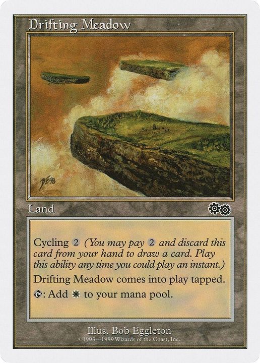 Drifting Meadow in the group Magic the Gathering / Sets / Battle for Baldur's Gate Promos at Proxyprinters.com (52505)