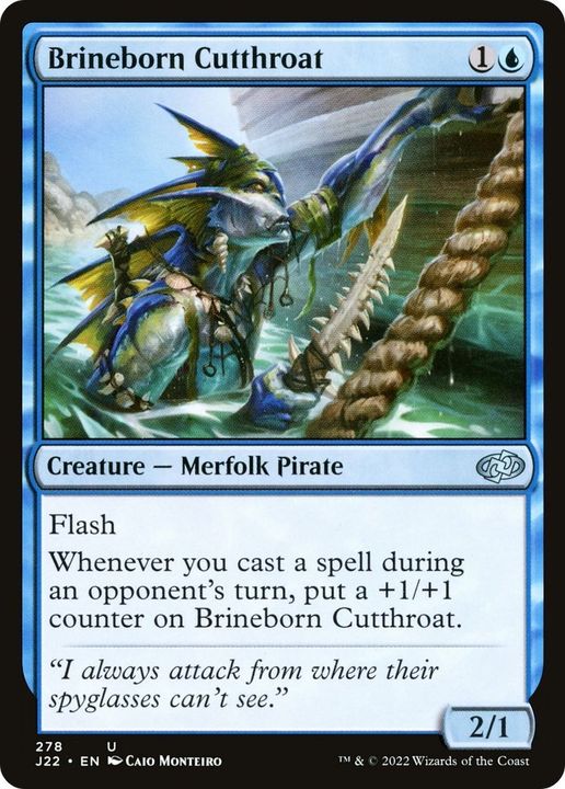 Brineborn Cutthroat in the group Magic the Gathering / Types / Colors / Blue at Proxyprinters.com (52552)