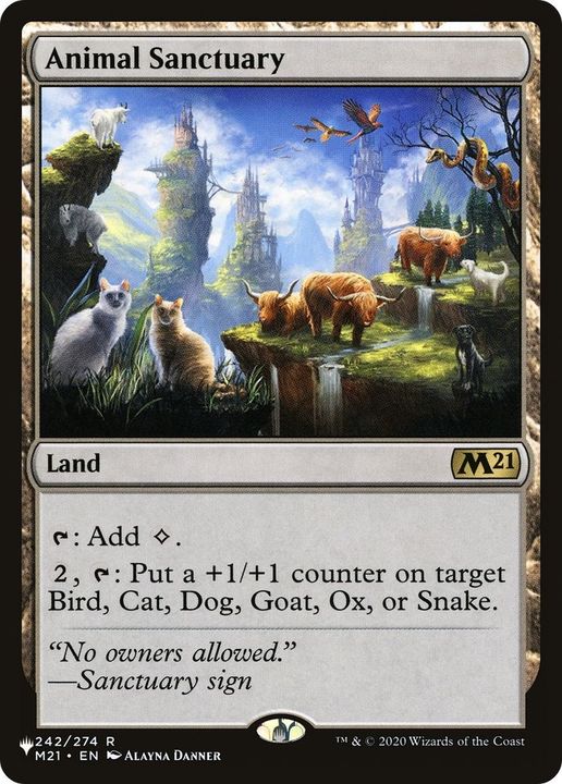 Animal Sanctuary in the group Magic the Gathering / Sets / The List at Proxyprinters.com (52581)