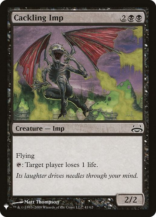 Cackling Imp in the group Magic the Gathering / Sets / The List at Proxyprinters.com (52587)