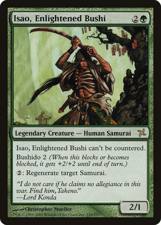 Isao, Enlightened Bushi in the group Magic the Gathering / Types / Creatures / Human at Proxyprinters.com (52591)