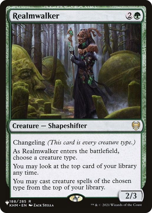 Realmwalker in the group Magic the Gathering / Sets / The List at Proxyprinters.com (52604)