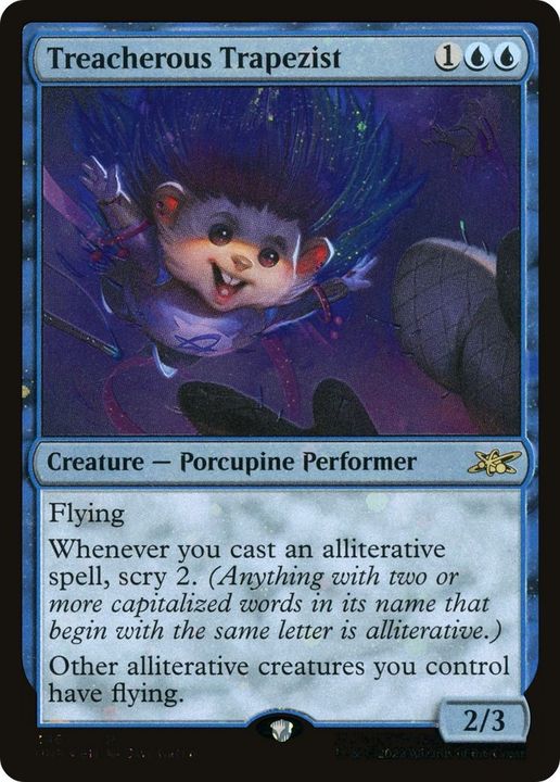 Treacherous Trapezist in the group Magic the Gathering / Sets / Unfinity Sticker Sheets at Proxyprinters.com (5261)