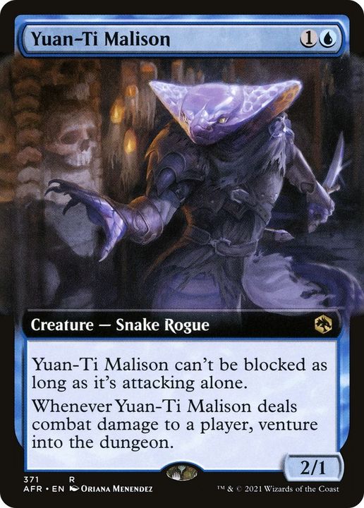 Yuan-Ti Malison in the group Magic the Gathering / Types / Colors / Blue at Proxyprinters.com (52617)