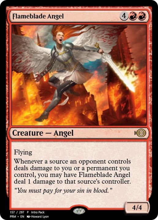 Flameblade Angel in the group Magic the Gathering / Types / Colors / Red at Proxyprinters.com (52620)