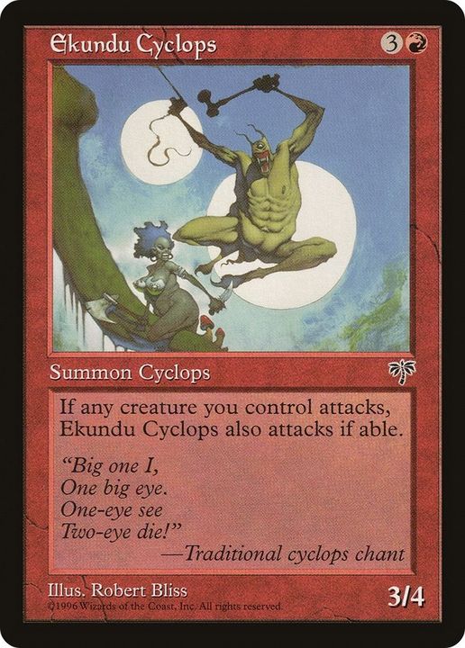 Ekundu Cyclops in the group Magic the Gathering / Sets / Mirrodin Besieged Tokens at Proxyprinters.com (52625)