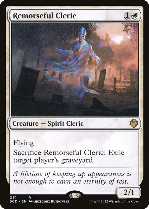 Remorseful Cleric in the group Magic the Gathering / Types / Colors / White at Proxyprinters.com (52657)