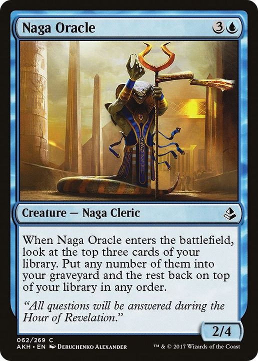 Naga Oracle in the group Magic the Gathering / Types / Colors / Blue at Proxyprinters.com (52667)