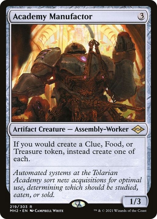 Academy Manufactor in the group Magic the Gathering / Types / Colors / Colorless at Proxyprinters.com (52702)